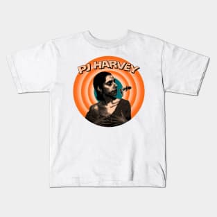 PJ Harvey // Vintage Cartoon Style Kids T-Shirt